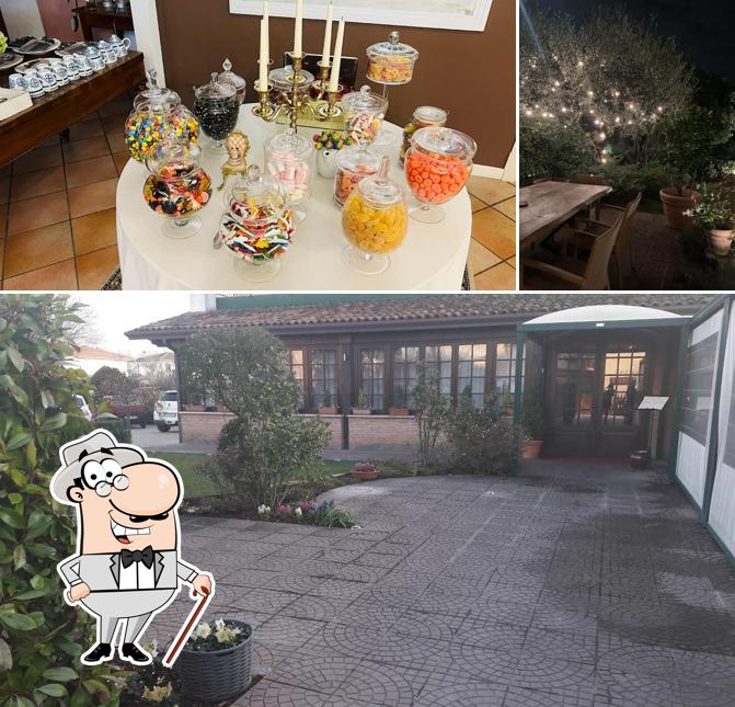 La foto di esterno e cibo da Hotel Diana - Ristorante La Cantinetta