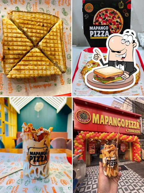 Grilled cheese sandwich at Mapango Pizza