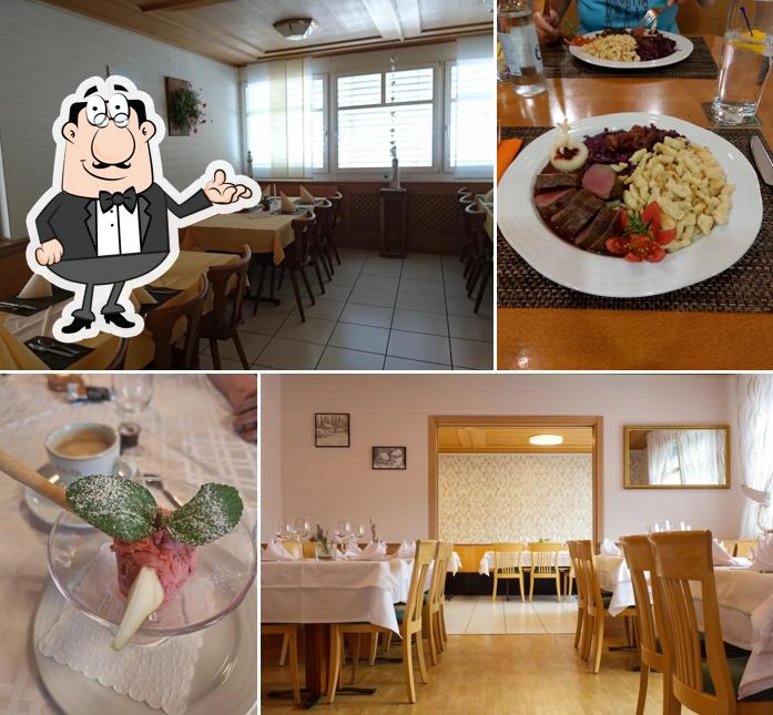Siediti a un tavolo di Restaurant Neuer Adler