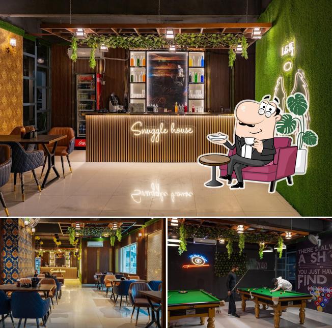 Check out how Snuggle House Restaurant looks inside