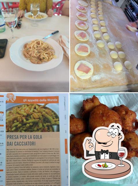 Platti al Trattoria Cacciatori