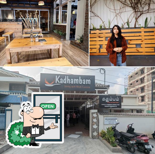You can get some fresh air at the outside area of Kadhambam Multi-cuisine Restaurant
