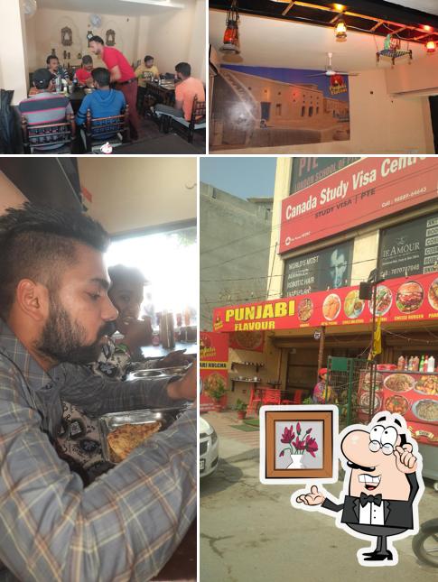Check out how Punjabi Flavour - Amritsari Kulcha Chinese Restaurant Punjabi Restaurant in Bathinda looks inside