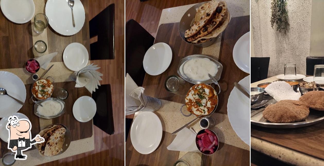 The interior of Naveen Vegetarian