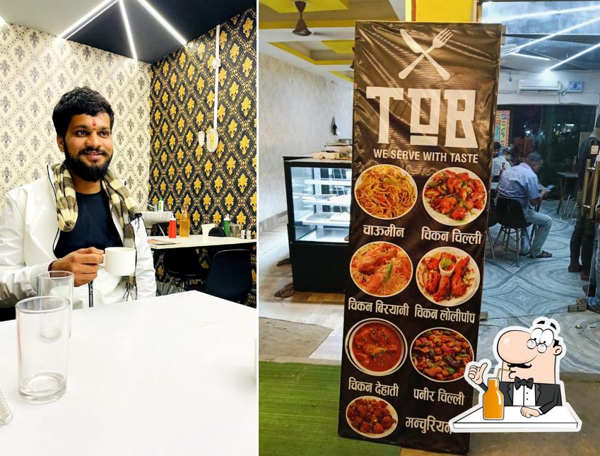 Enjoy a beverage at Taste of barauni