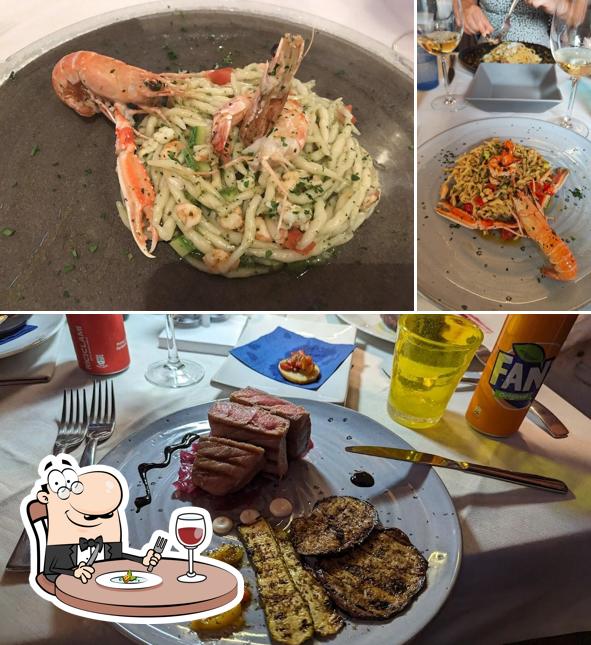 Scampi al Ristorante Pochi Intimi