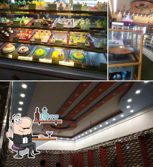 The interior of Chandra Ji Sweets