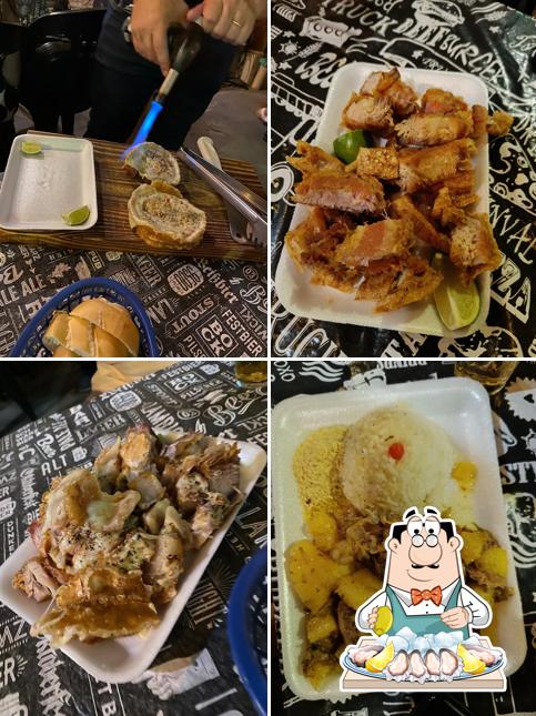 Ostras em esconderijo bar