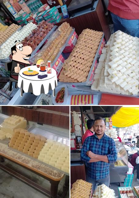 Cheese plate at Jham sweets