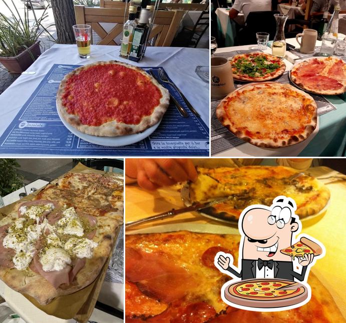 A Ristorante Pizzeria Alba, puoi assaggiare una bella pizza