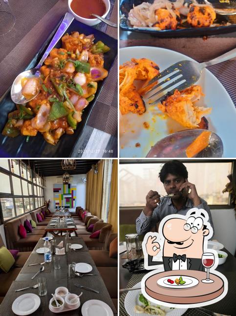 Food at The Urban Terrace Roof Top Restaurant