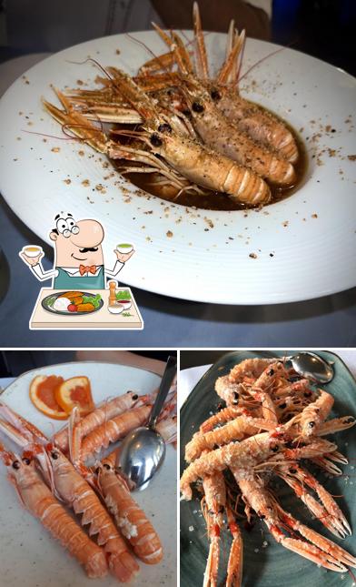 Scampi al Ristorante da Piero