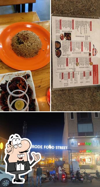 Erode Food Street is distinguished by interior and exterior