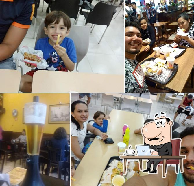 Veja imagens do interior do Burger King