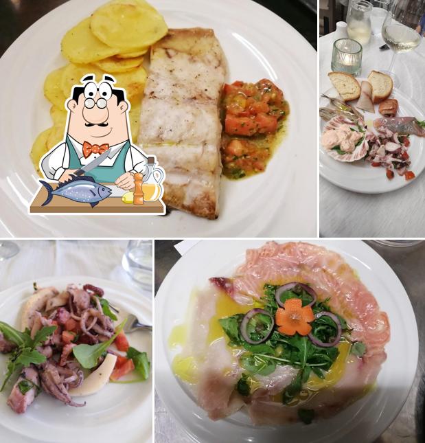 Salmone grigliato al Ristorante Lo Scoglio