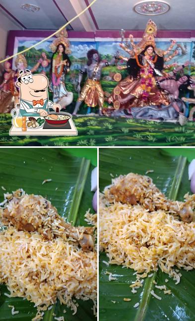 Fried rice at Sai Durga Hotel