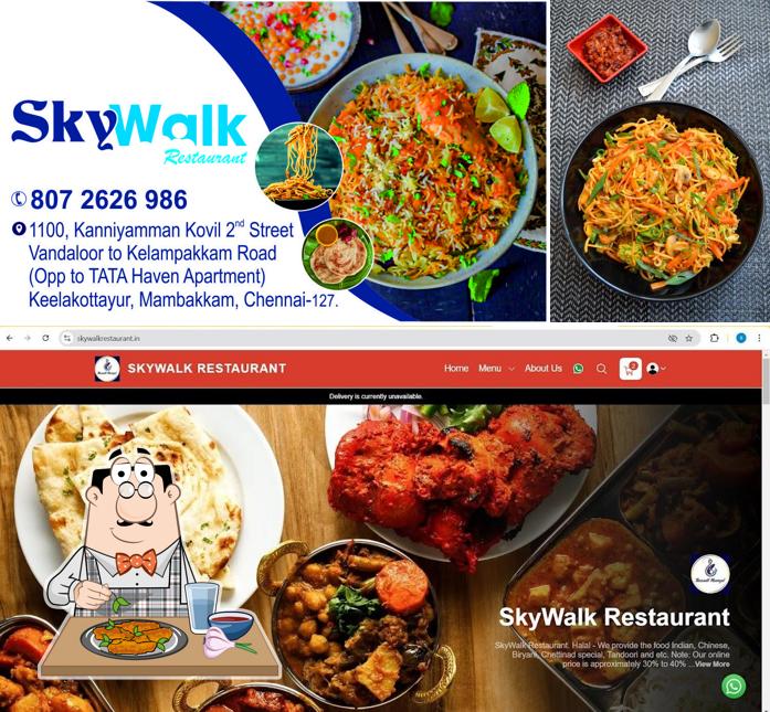 Chicken wings at SkyWalk Restaurant [Veg / Non-Veg]
