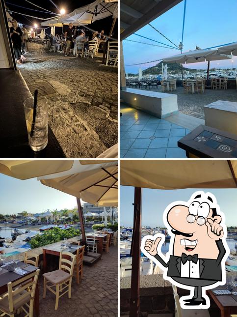 Gli interni di Bar Mediterraneo