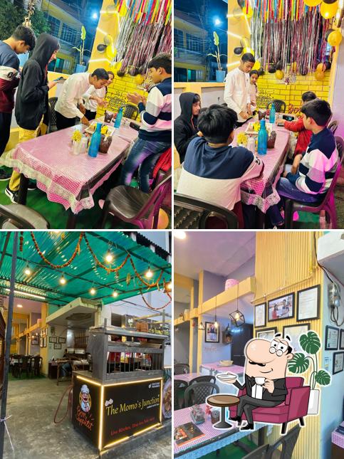 The interior of The Momo's Junction (Chinese Food ,Tandoori Item,Indian cuisine)