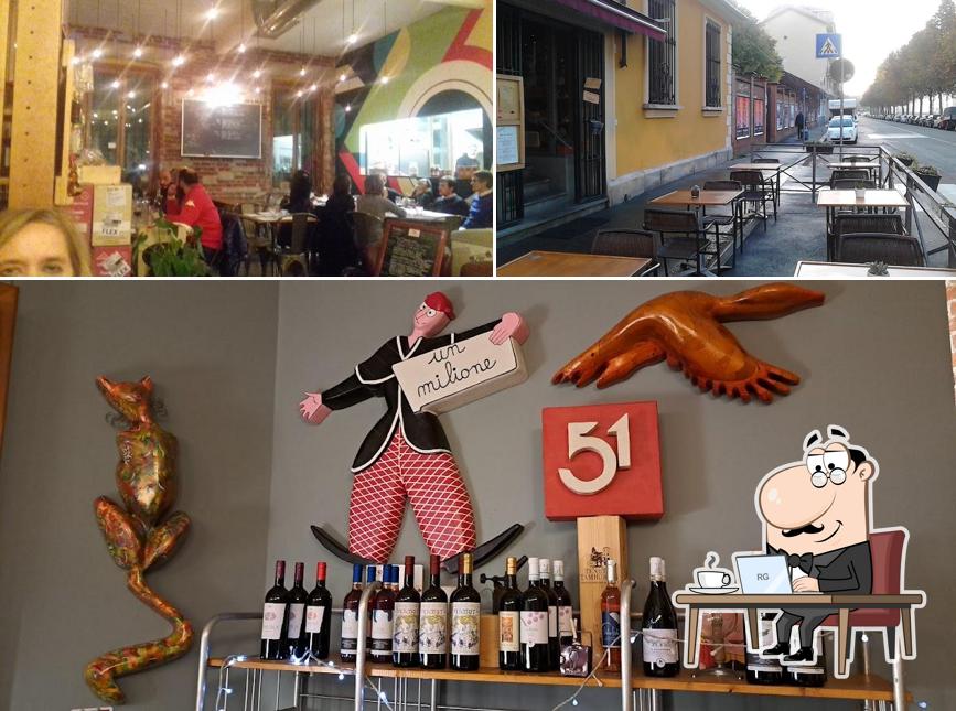 Gli interni di 51 Manifattura Alimentare