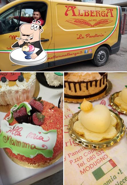 Panificio Alberga srl offre un'ampia gamma di dessert