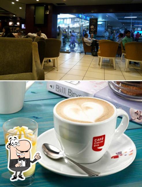 The interior of Cafe Coffee Day