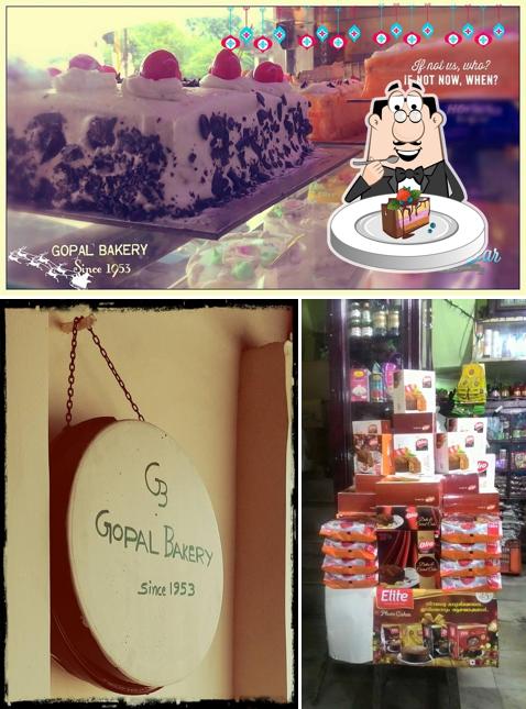 Chocolate cake at Gopal bakery