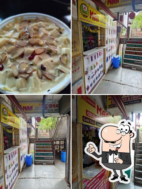 Among different things one can find interior and food at Maa Cold Coco & Fruit Salad