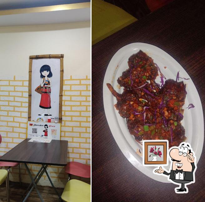 The interior of Shon Shon House