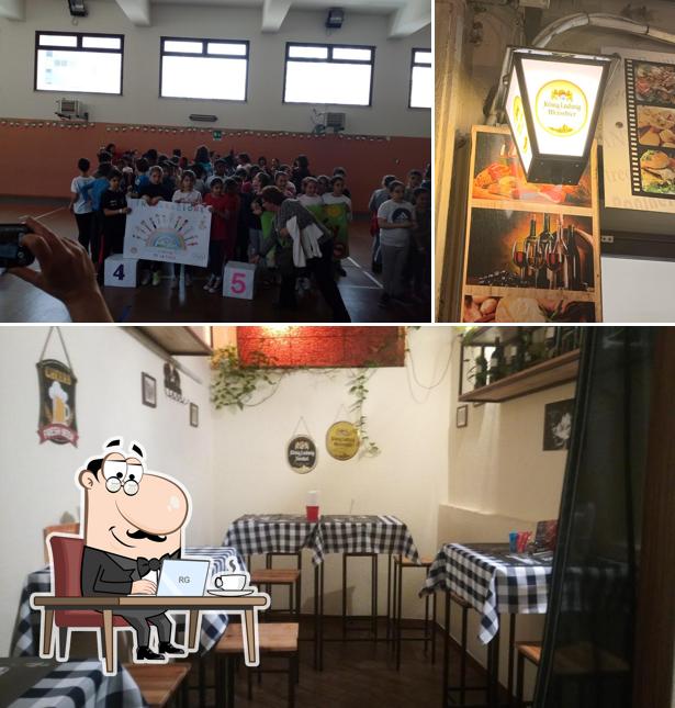 Gli interni di Da Mimì Street Food d'autore