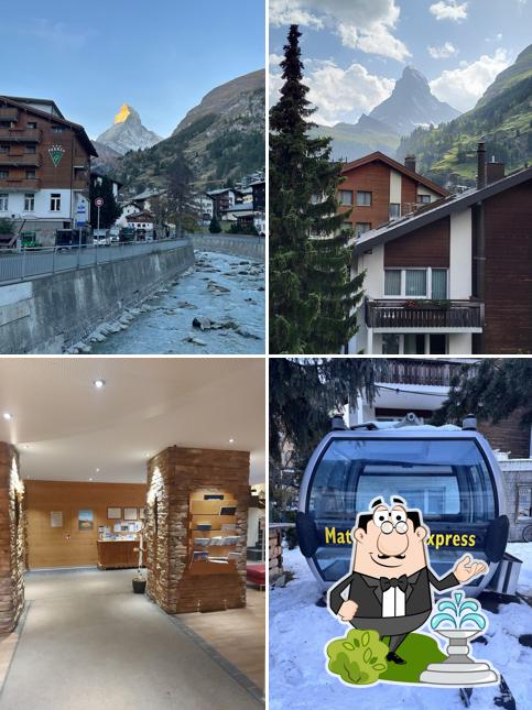Goditi la vista dagli esterni di Alpine Hotel Perren