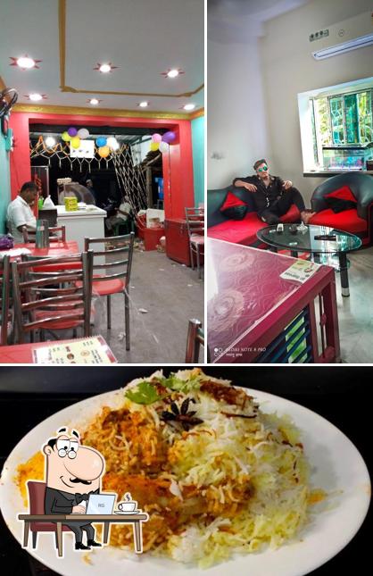 This is the photo displaying interior and food at HAJI BIRYANI (Akra Super Market) This is the photo displaying interior and food at HAJI BIRYANI (Akra Super Market)