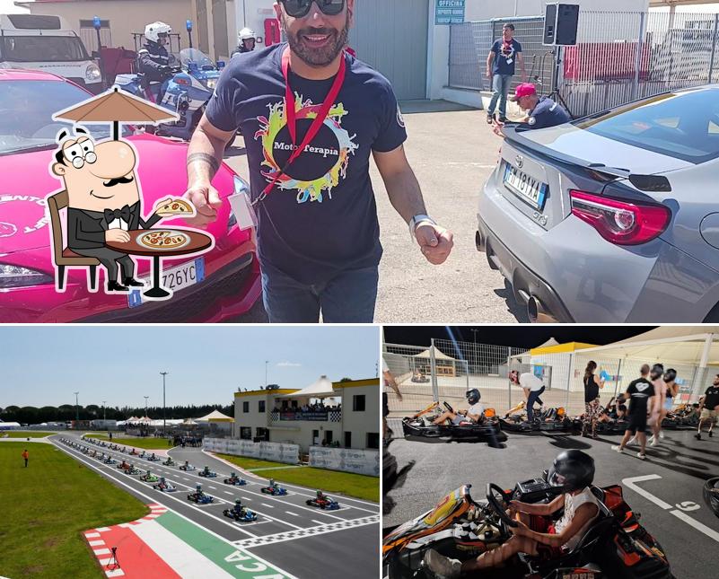 Curiosa tra la parte esterna di Kartodromo La Conca