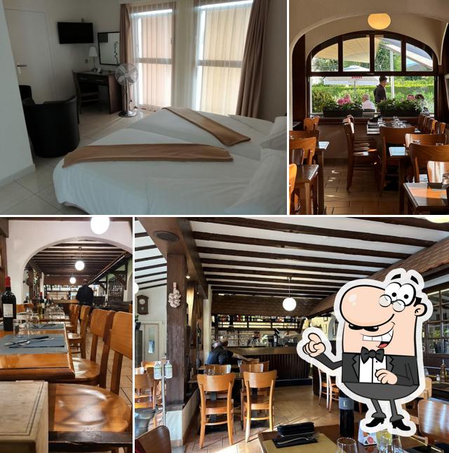 Dai un'occhiata agli interni di Pizzeria Motel le Léman - Restaurant Commugny