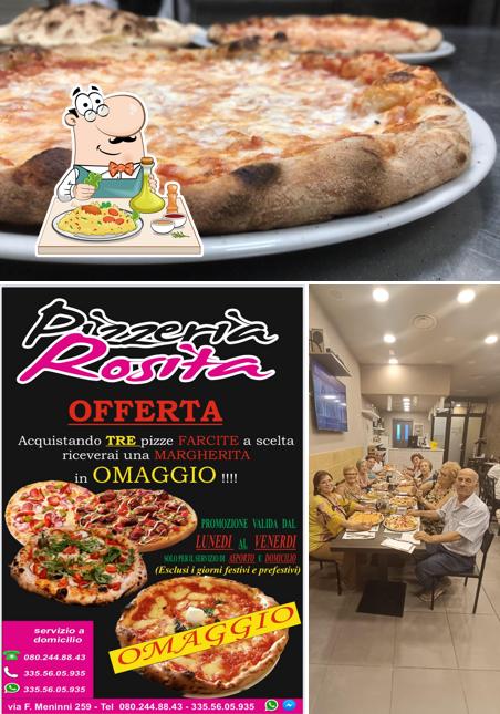 La foto della cibo e interni di Pizzeria Rosita