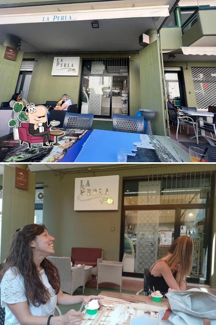 Gli interni di Bar LaPerla