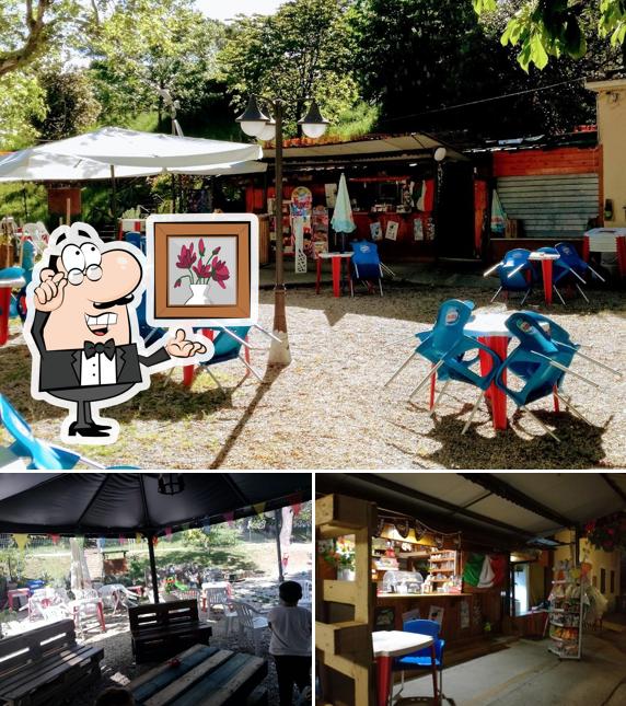 Gli interni di El kiosco del sol
