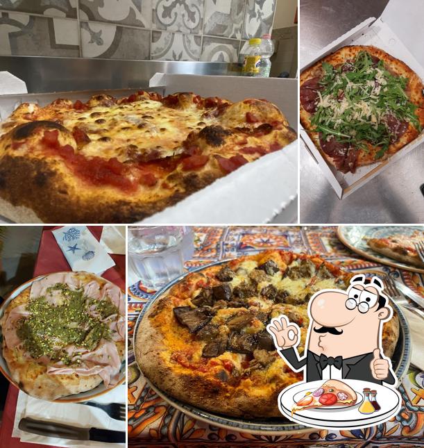 Scegli una pizza a Ohana caffetteria pizzeria di Monaco'