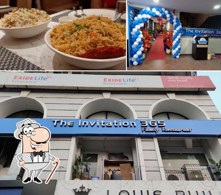 Among various things one can find exterior and food at Invitation 365