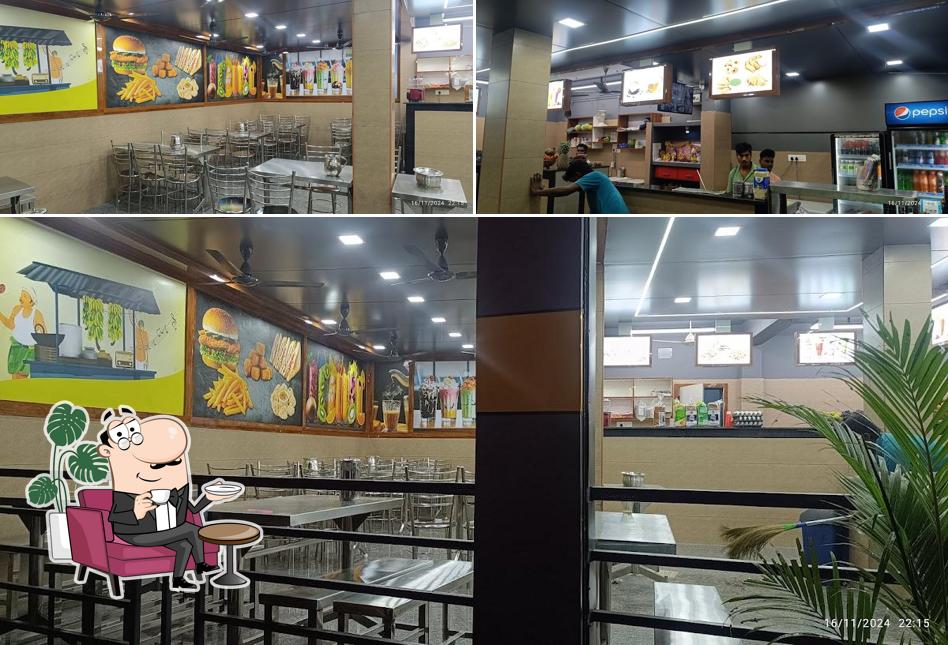The interior of Three Star Tea Shop
