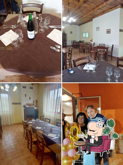 Gli interni di Trattoria Al Castagno