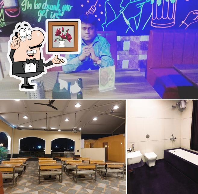 The interior of Udupi2Mumbai, Ghodbunder