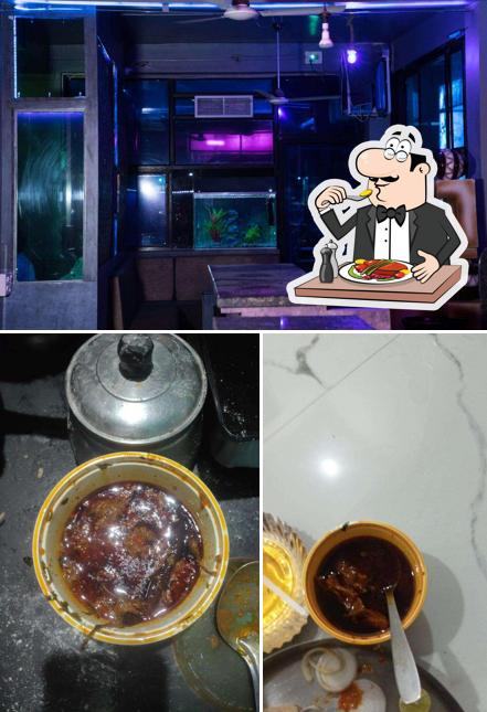 The image of food and interior at Babuji Ki Kutiya Restaurant And Bar