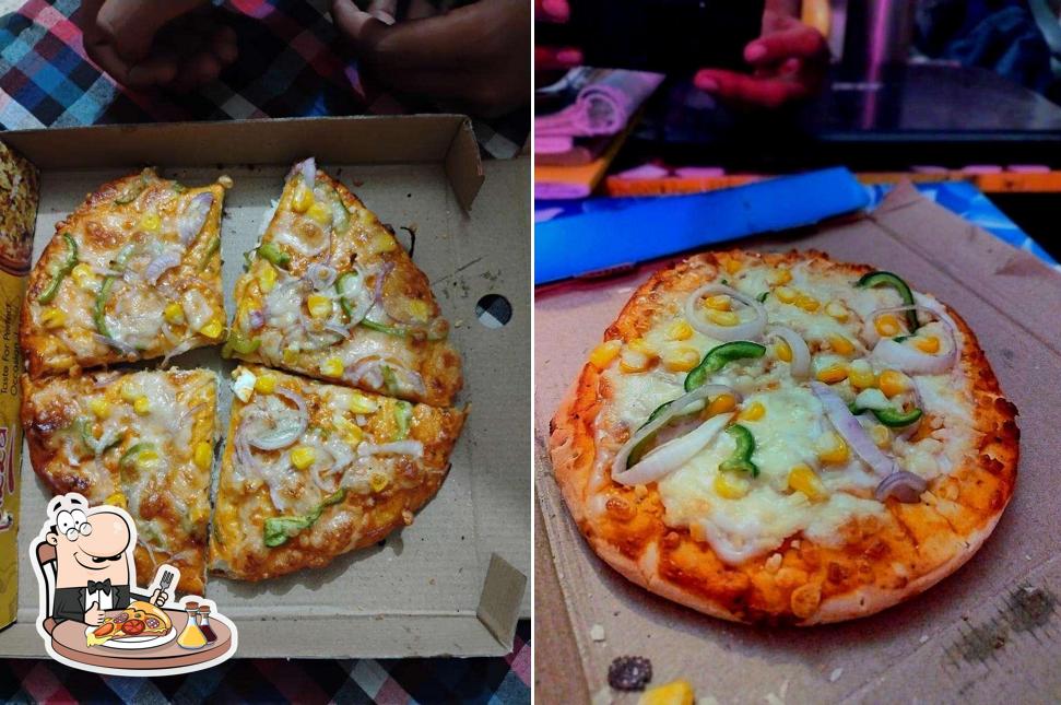 Order different types of pizza