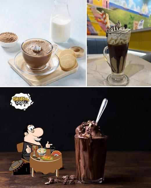 Chocolate mousse at Crazy Cheesy Cafe - Baramati