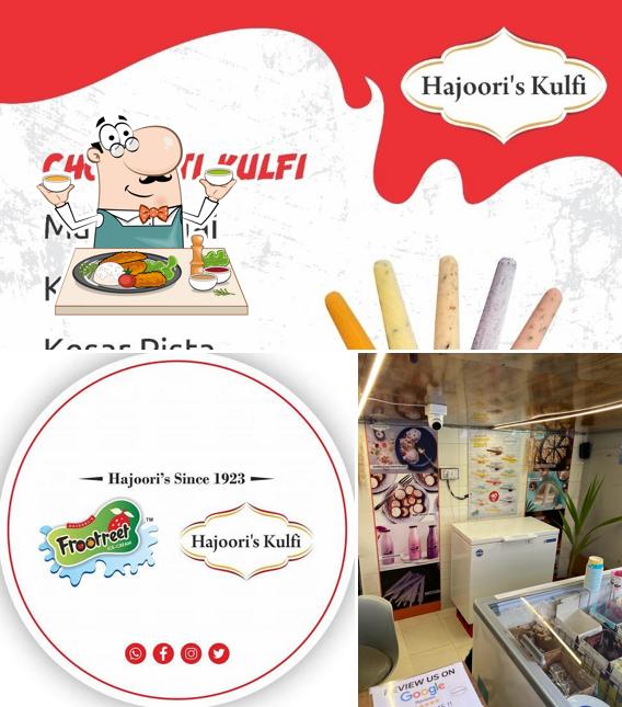 The image of Hajoori's Kulfi Adajan’s food and interior