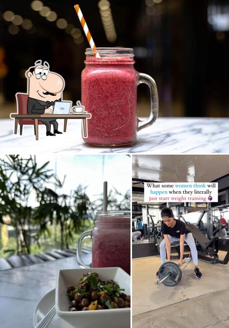 The interior of The Lotus Bistro