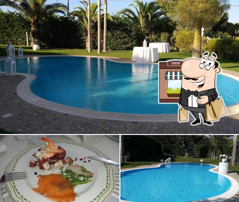 Guarda la foto che raffigura la esterno e cibo di Villa Veseri