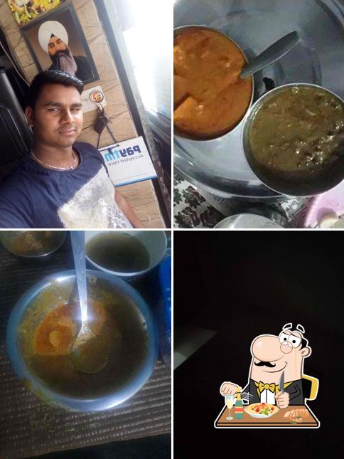 Food at Punjabi Vaishno Dhaba