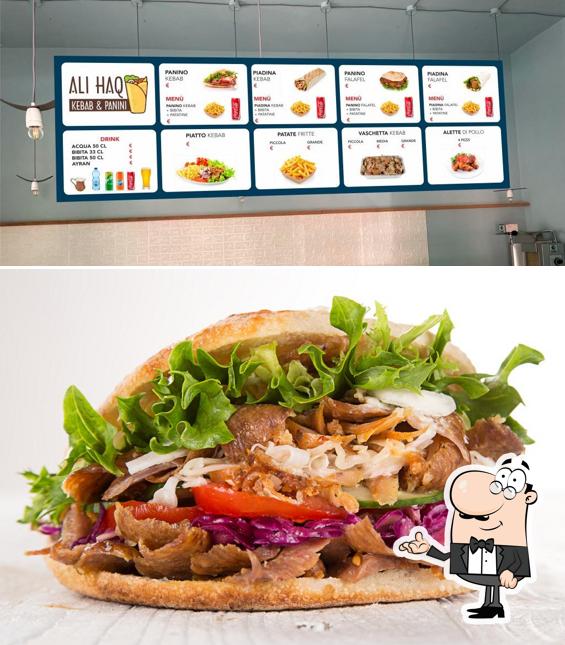 Gli interni di Ali HAQ Kebab & Panini